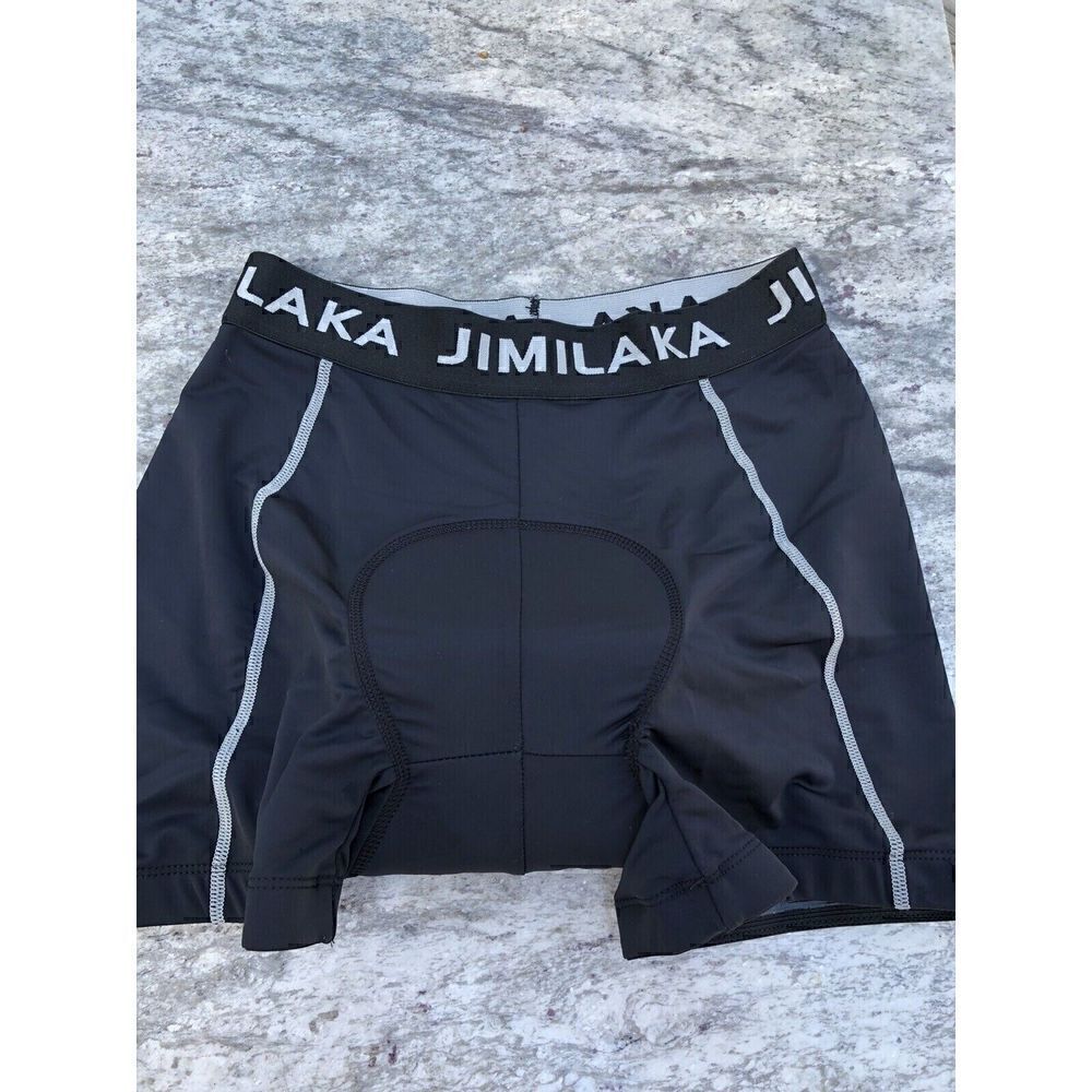 JIMILAKA MEN'S PADDED BIKER SHORTS SIZE M